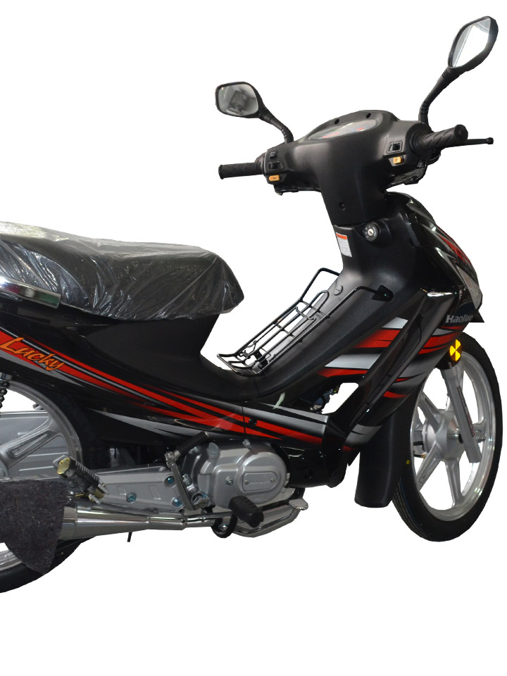 Black/Red Motorcycle